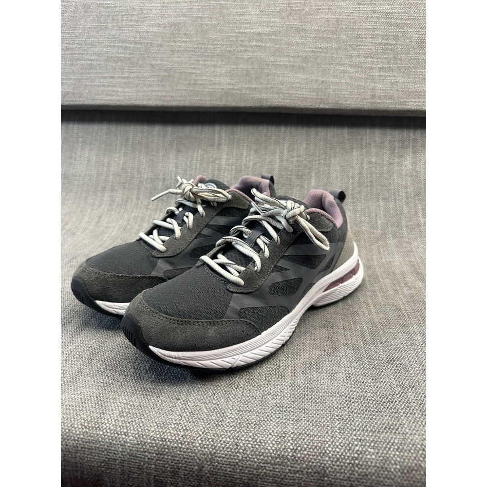 Dr. Scholl's Tish Womens 9 M Sneakers‎ Gray Mesh Low Top Lace Up Running Shoes